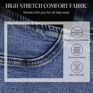 Alexandra High Waisted Flare Stretch Denim Pants