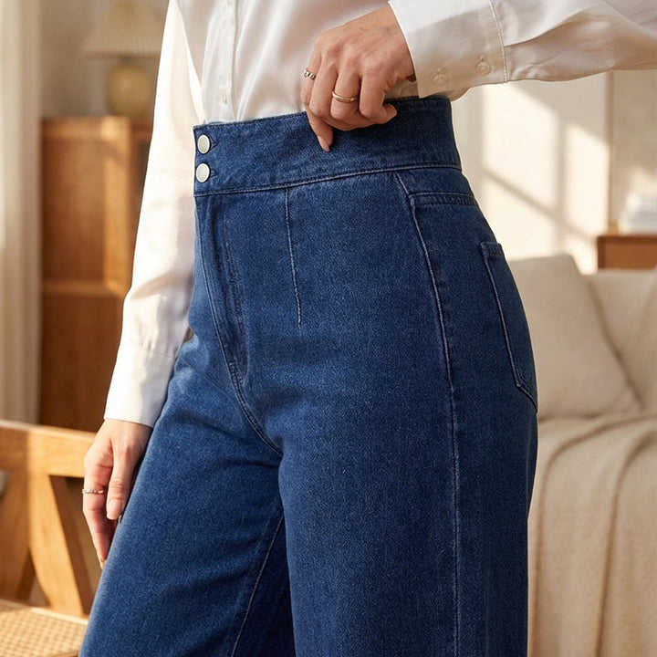 Aria High Waist Wide Leg Jeans