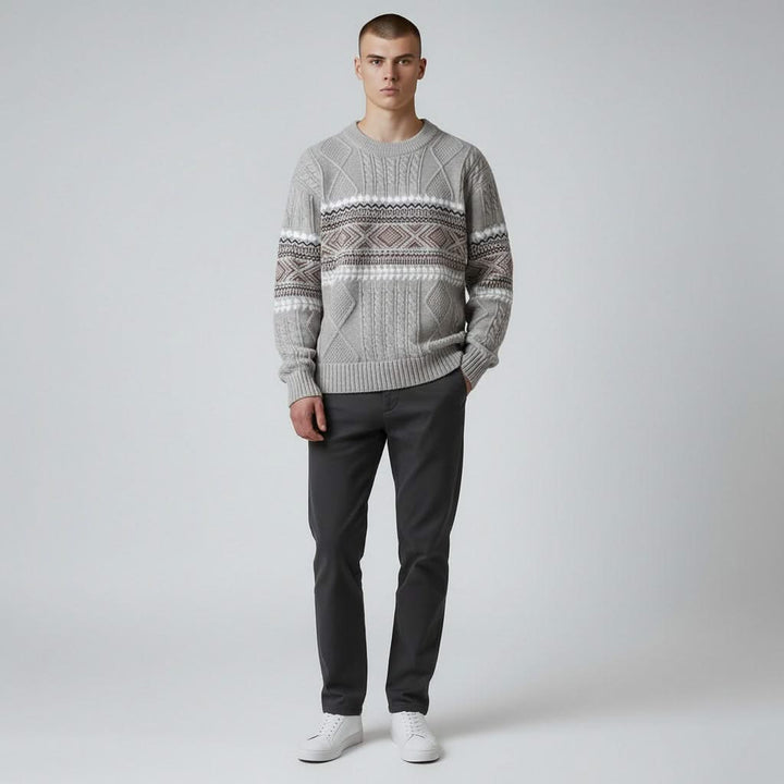 Arvid Nordic Knit Sweater